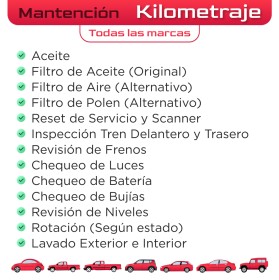 Camioneta/Comercial - Mantención Kilometraje