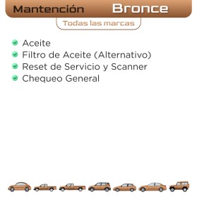 Camioneta XL - Mantención Bronce